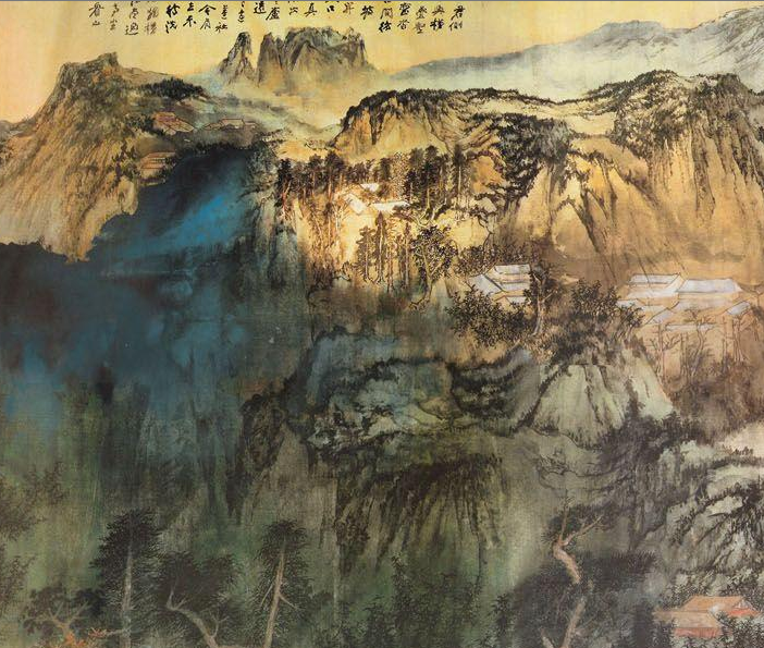 庐山图 by 张大千