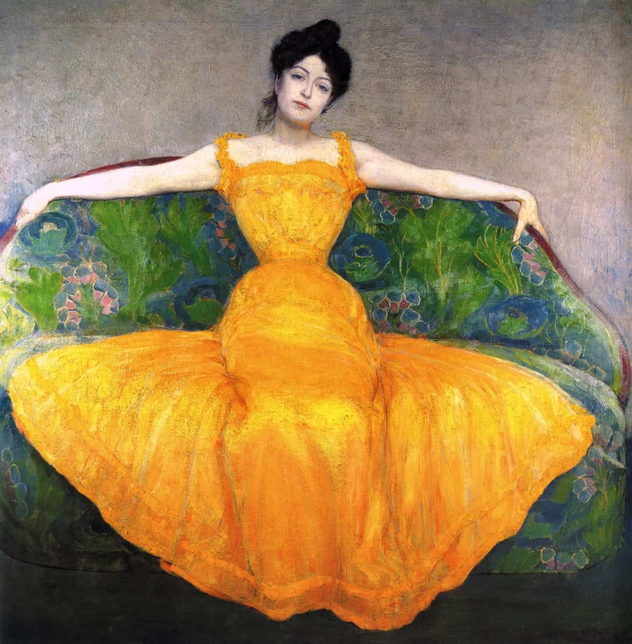 穿黄裙子的女人 by 麦克斯·科茨维尔