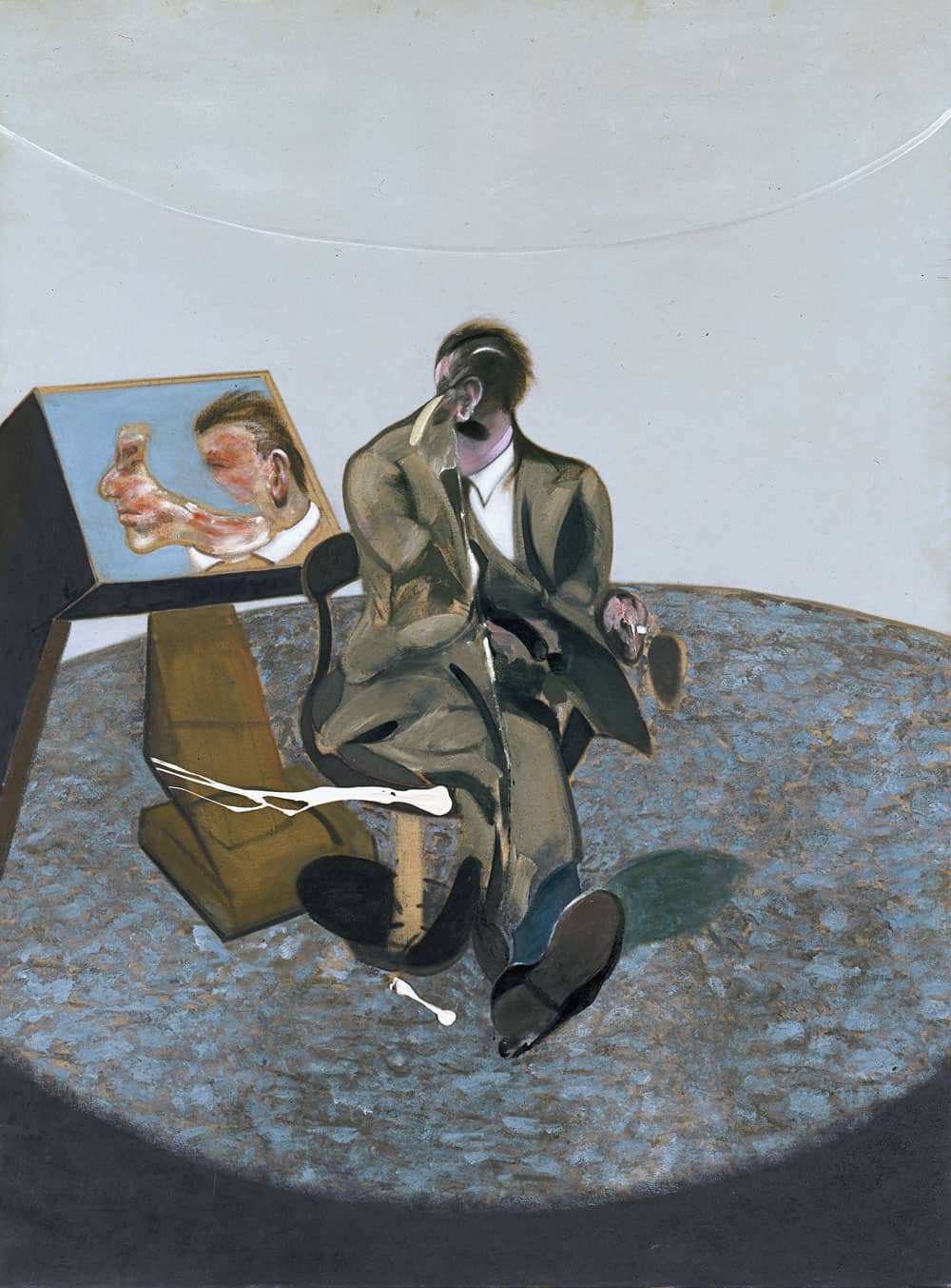 得以看到事物的另一面——乔治·戴尔镜中肖像 by 弗朗西斯·培根